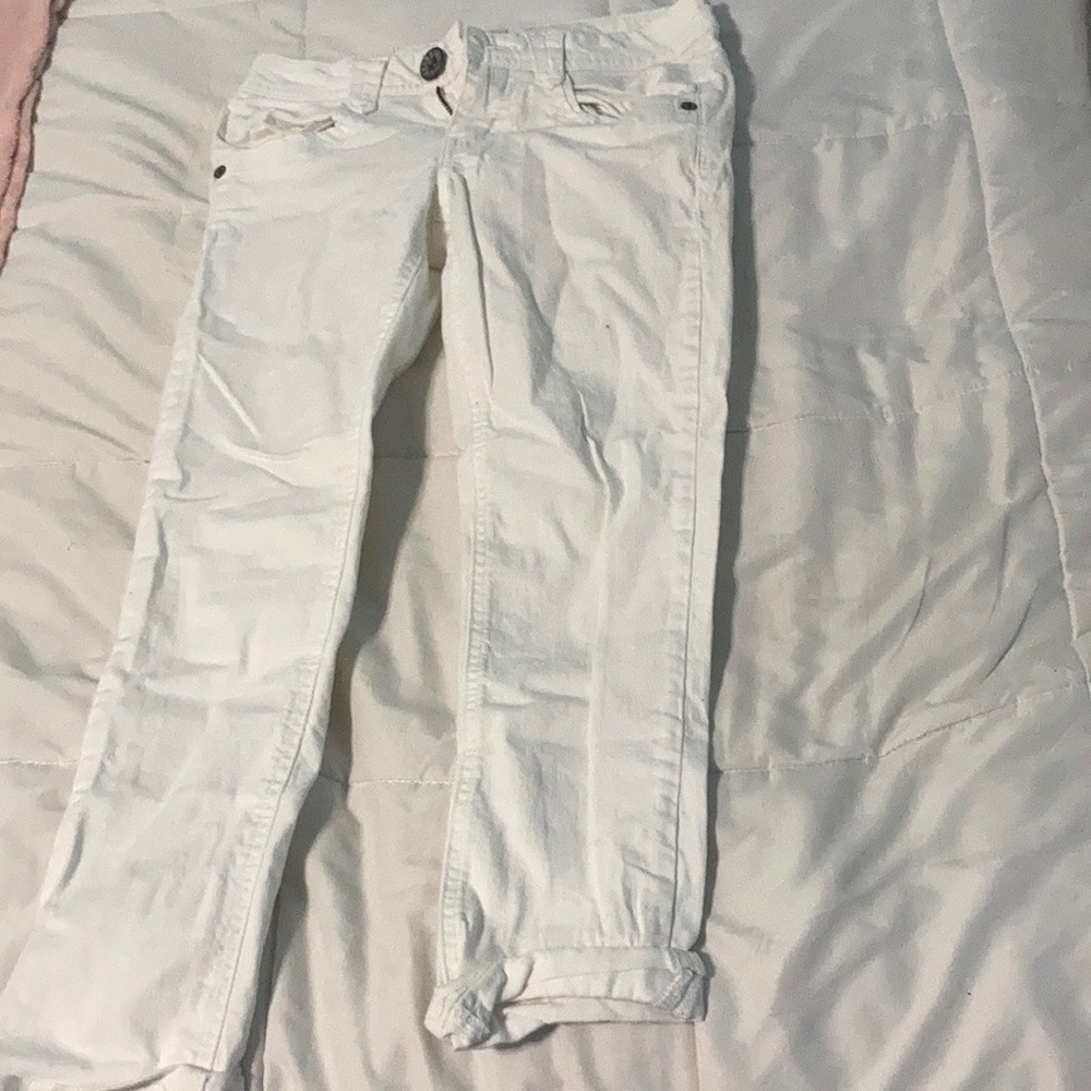White Rewind Jean Pants
